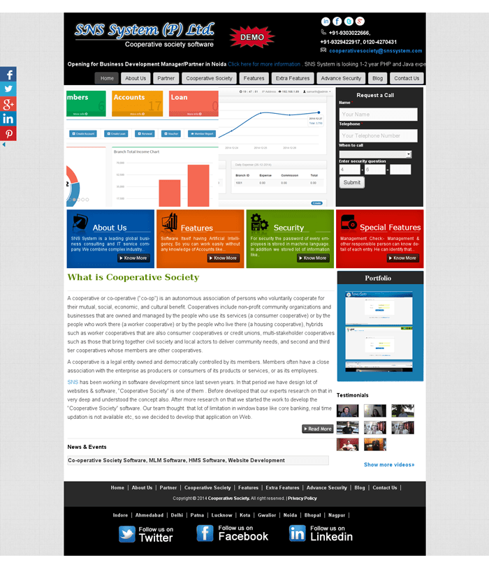 Cooperative Society Software Portfolio